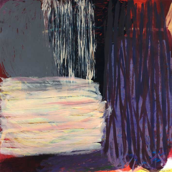 Insomnia Nr. 1, 140 x 140 cm, Acryl auf Papier
