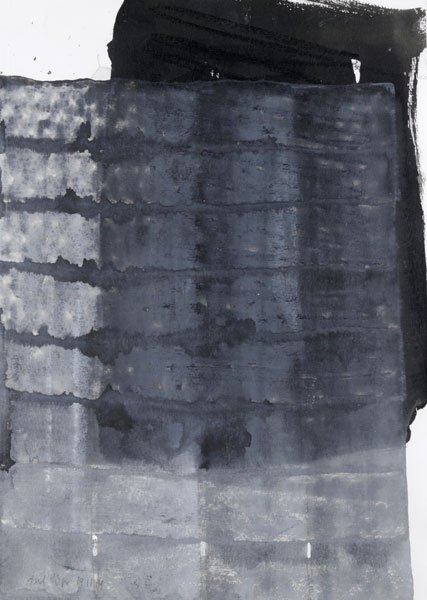 Ulsgaard Nr. 1, 42 x 30 cm, Kohle, Kreide, Acryl auf Papier